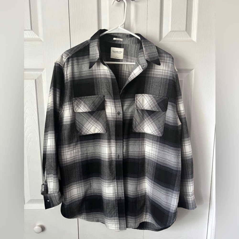 Abercrombie Soft A+F Oversized Flannel